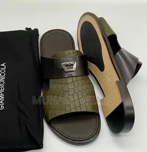 Original Italian Leather Giamperionicola Slipers
