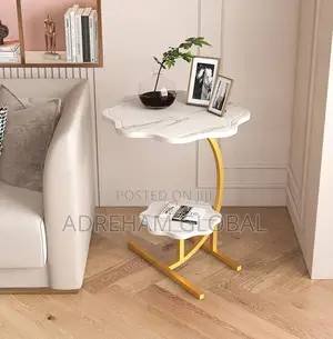 Nordic Double Layer Side Living Room/Bedroom Table/Stool
