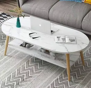 Nordic Double Layer Living Room/Office Center Table