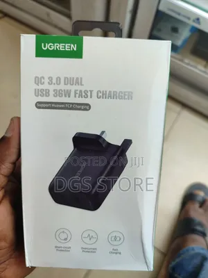 Ugreen QC 3.0 Dual Usb 36w Fast Charger