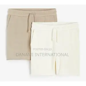 Danami 2 in One Sweat Shorts- Beige Cream/Offwhite