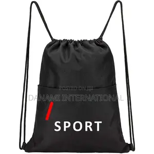 Danami Quality Sport Gym Drawstring Backpack/Bag With Print