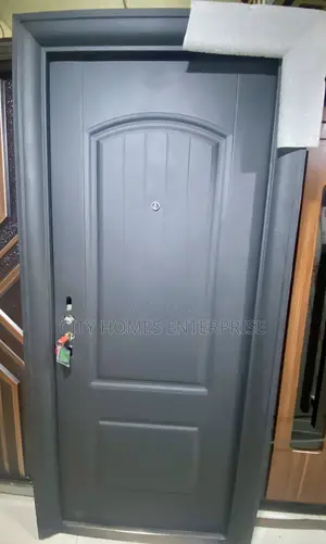 Black Steel 3ft Room and Exterior Steel Door