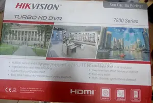 Hikvision 4channels Turbo DVR-Black Colour