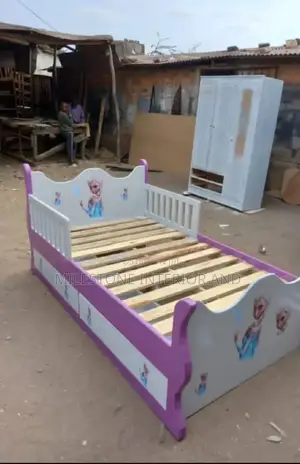 Children Bed Design With Hidden Drawers