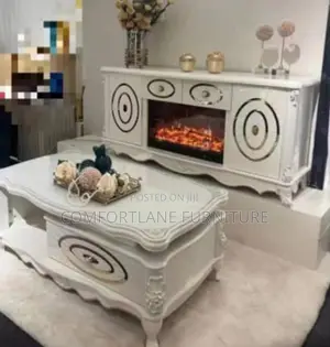 Fireplace TV Stand And Centre Centre Table