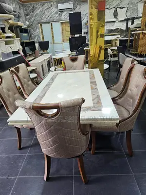 Marble Dining With 6 Seater