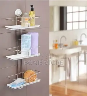 3 Tier Wall Mounted Bathroom Storage Rack