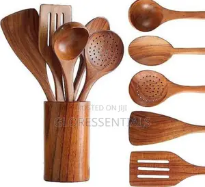 Fine Polish Wood Cooking Spoons Set