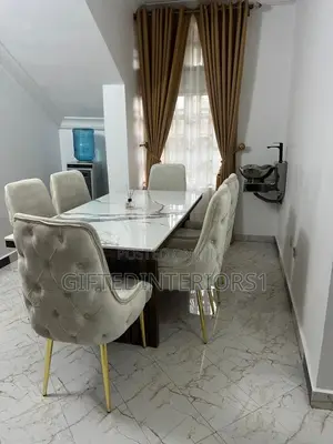 6 Seaters Dinning Set With Marble Top