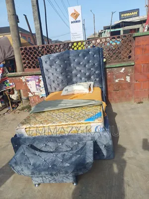 4 and Half By6 Bedframe With Imported Spring Mattress