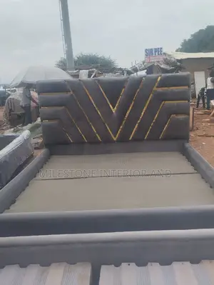 Gold Edged Quality Padded Bed