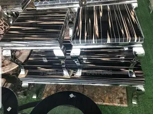 Marble Center Table With Two Side Stools