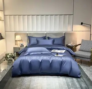Blue Silk Bedding and Duvet