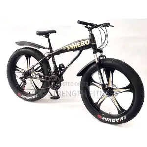 Hummer Road Mountain Bicycle With Fat Tyre and Alloyed Rim