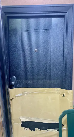 Black 3ft Internal Steel Door