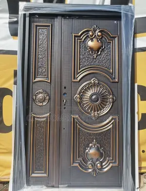 4x7 Copper Cast Security Door Anti-Rust Double Pan. National Delivery