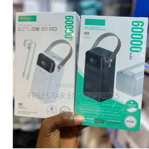 SOVO 60000mah Power Bank. SOVO 22.5W PD Power Bank.