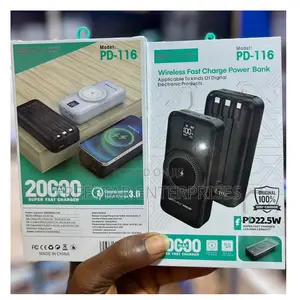 SOVO 20000mah Wireless Power Bank Cables. SOVO 22.5W Power