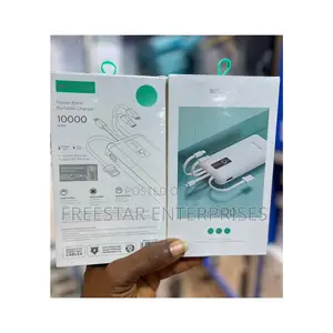 SOVO 10000mah Power Bank SOVO Power Bank Inbuilt Cables.