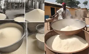 200kg/Hour Garri Processing Complete Machinery With Dekoraj