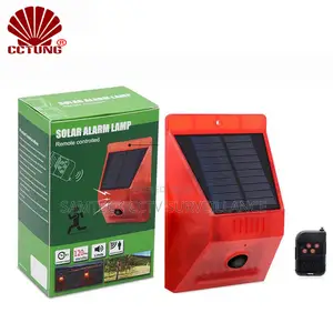 Security Solar Alarm Lamp