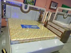 Your Quality Big Size Turkish Bed With Conso and Mirror