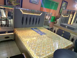 Turkish Quality Bed With Sides Drawer N Conso Mirror
