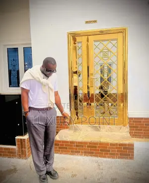 Gold Grass Door