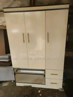 3 Door Wardrobe With Drawers and Shoe Rack
