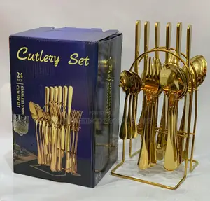 Original Gold Cutlery Set of 24 Pieces
