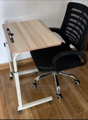 Adjustable Height Bedside Table for Computer/Hospital Use.