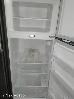 Hisense Low Voltage Standing Fridge Double Door 3 Yrs W