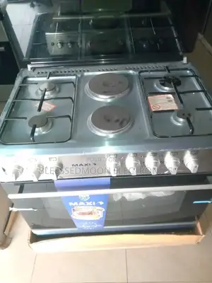 Maxi 6 Burner Gas Cooker 90x60 With Oven and Grill 3 Yrs W