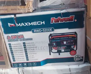 3.5kva Maxmech Keystart Petrol Generator 100% Copper Coil