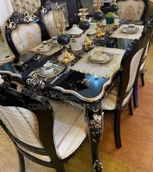 Royal Dining Table Set With Six Seater