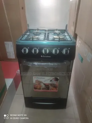Original >Binatone Automatic Gas Cooker 4 Burner With Oven