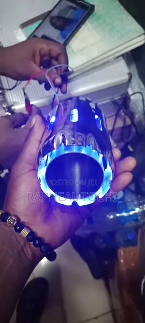 Car Exhaust Muffler Universal With Led Colours