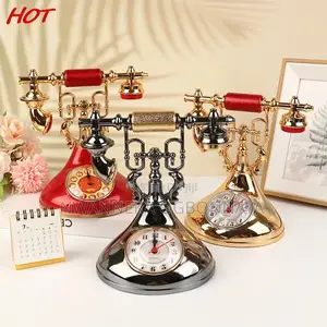 Retro Telephone Model Alarm Clock