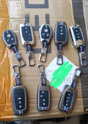 Car Key Case Metallic Cover
