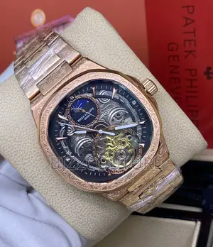 Original PATEK PHILIPPE Mechanical Rose Gold Chain Watch