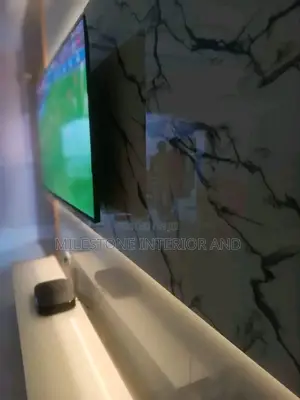 Extra Length Tv Wall Panel With Wall Units and Console