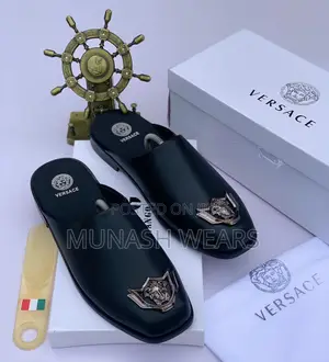 Versace Leather Half Shoe