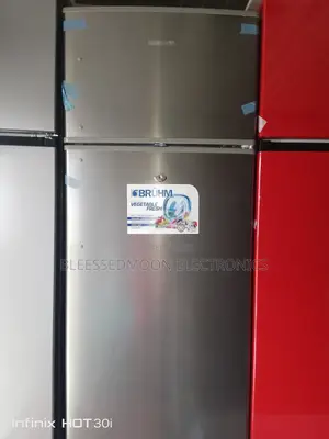 Bruhm Italian Inverter Standing Fridge Double Door 3 Years W
