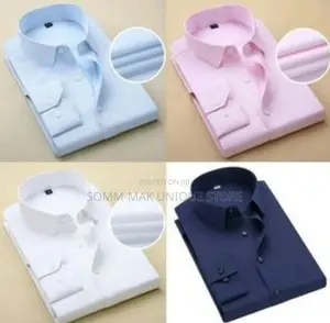 Men Top-Notch Corporate Quality Office Plain Shirt