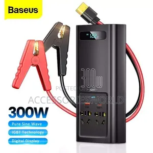 Baseus Car Power Inverter 300W DC 12v/24v to AC 220V