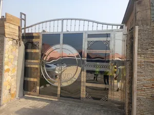 Stainless Black N Gold Gate