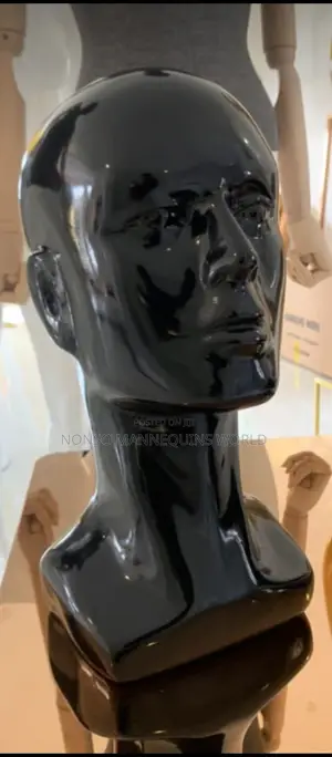 Black Fibre Male Head