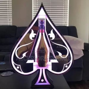 Rechargeable Acrylic Champagne Glorifier Display LED Ace
