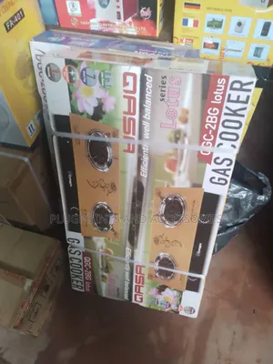 Qasa Table Gas Cooker Glass 2 Burner